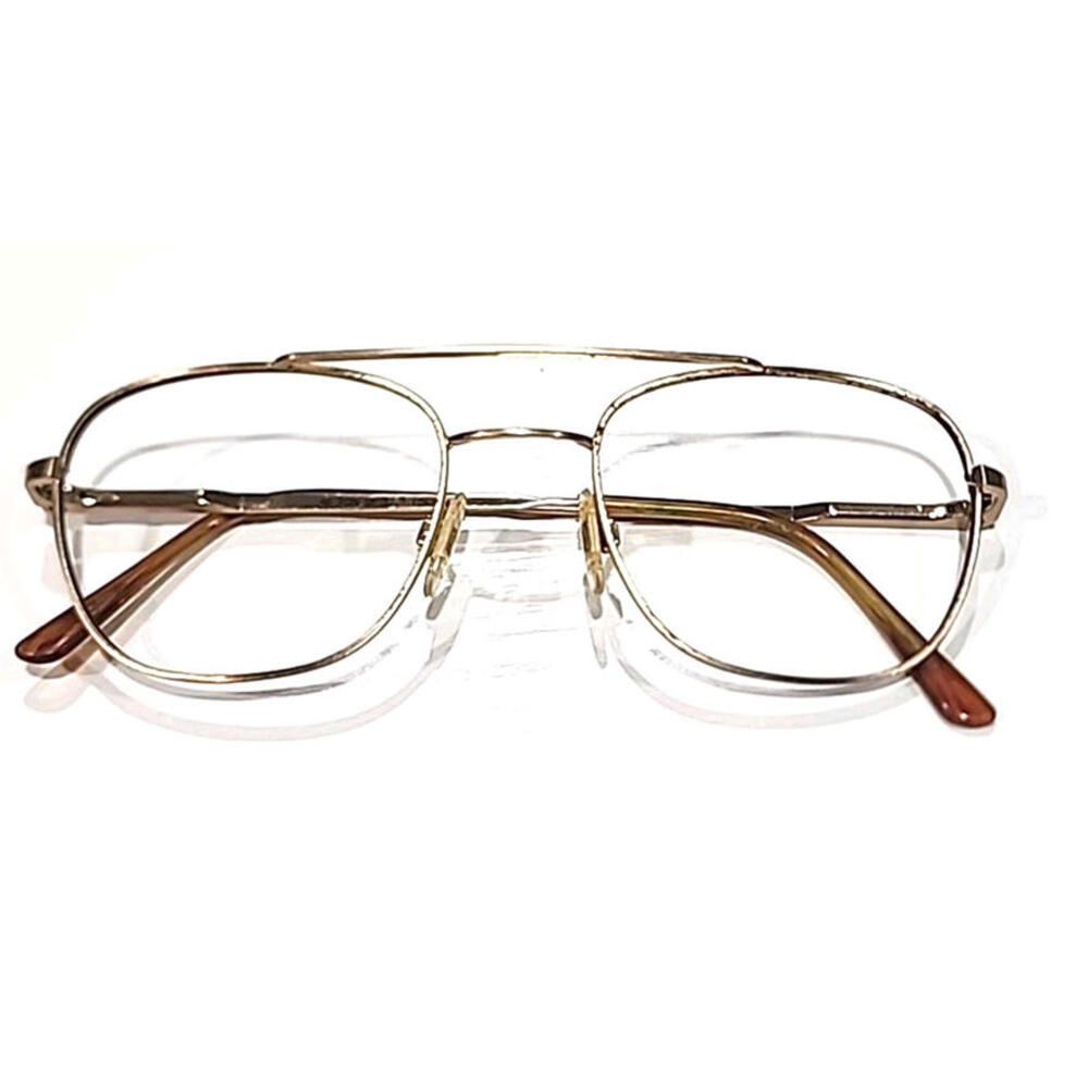 Randolph Engineering RE FGN No Lenses Gold Pilot Sunglasses Frame 52-20 140
